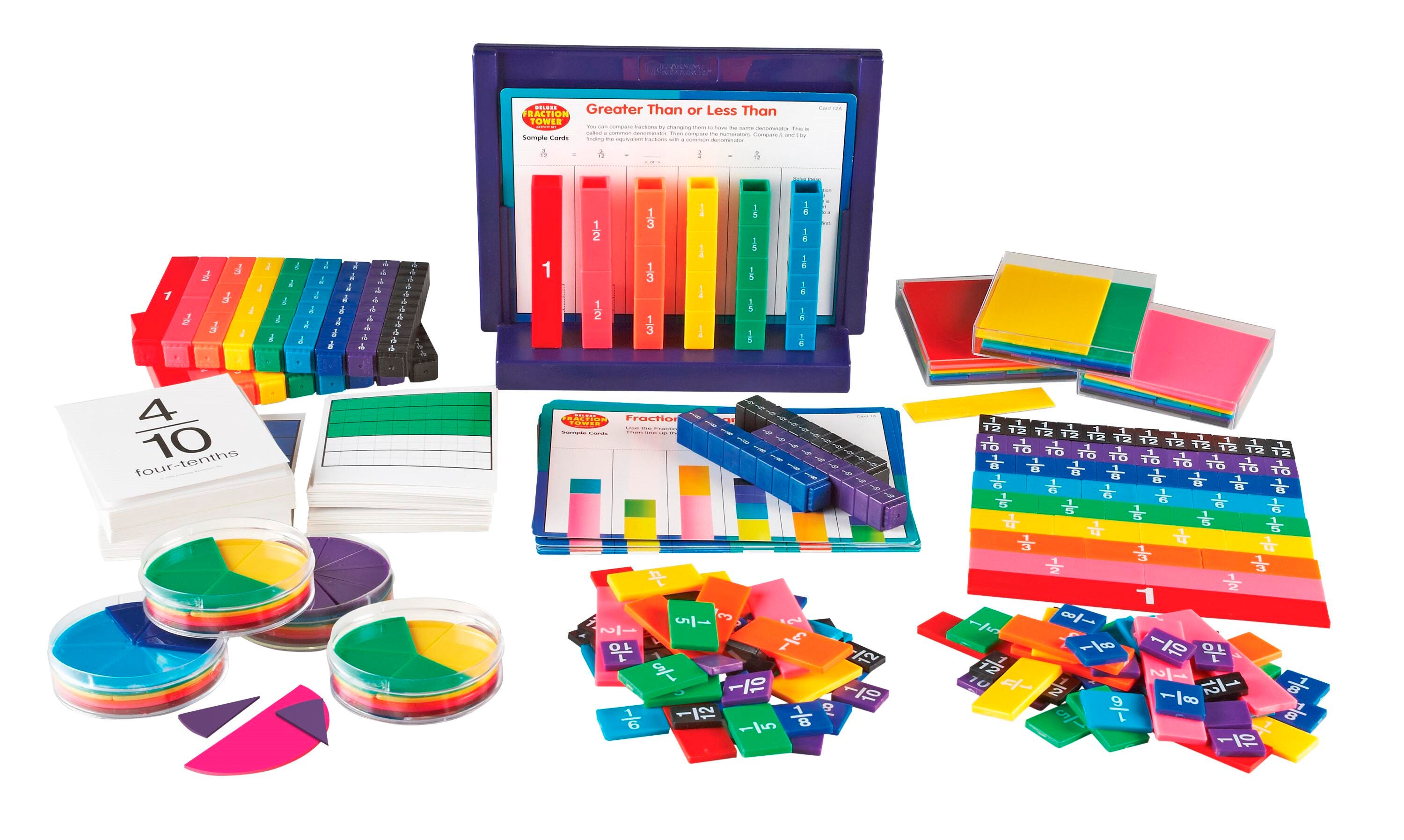 Fraction Games, Books, Activities, Fraction Books, Fraction Activities Supplies, Item Number 1391638